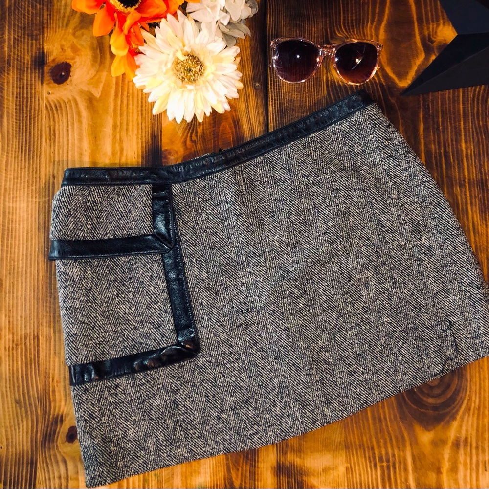 Bebe Tweed Skirt